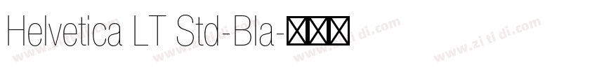 Helvetica LT Std-Bla字体转换